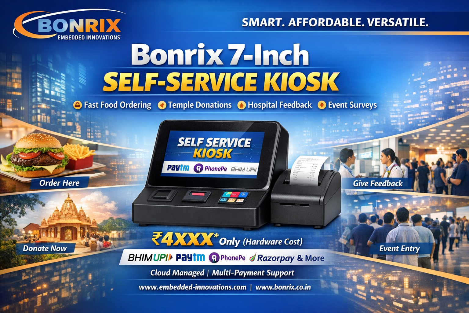 Modern Smart Retail Payment Terminal
